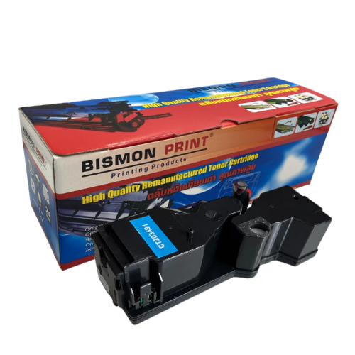 ตลับหมึกเทียบเท่า Toner Cartridge Compatible Fuji-Xerox CT203491 Cyan, Remanufactured